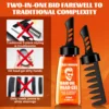 2 in 1 Hair Wax Gel With Wide Tooth Comb Men Long-lasting Fluffy Hair Styling Oil Hair Styling Cream Liquid Fluffy Comb 100ml 4