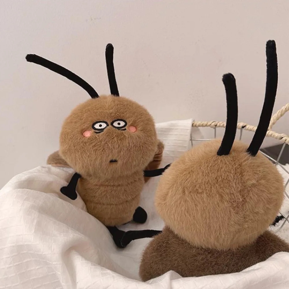 Creative Cockroach Doll Plush Toys Cute Plush Cockroaches Toys Funny Plush Toy Home Decoration Bag Pendant Nice Gift