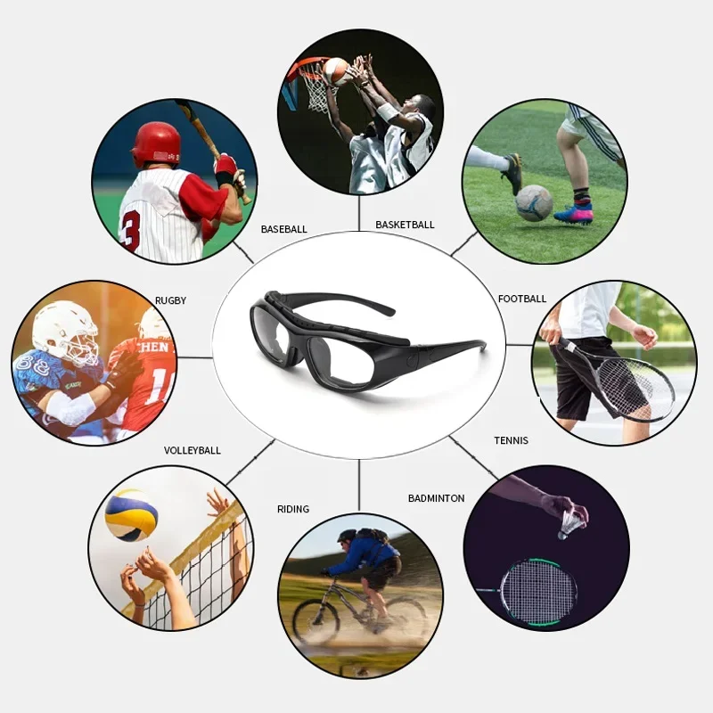 Basketball Eyeglasses Myopia Football Goggle Cycling Bicycle Bike Eyewear Outdoor Sport Glasses Prescription Customizable Lenses cycling glasses bicycle glasses sports glasses sports goggles cycling sunglasses sport sunglasses lens sunglasses retro sunglasses driving sunglasses sun glasses pin hole glasses reading glasses safety glasses motorcycle goggles
