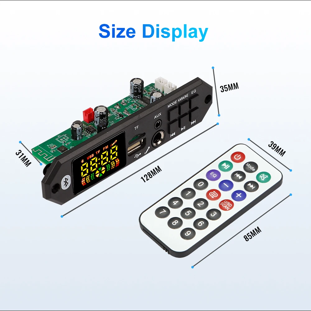 Title 46, 40W 12V Bluetooth 5.0 Audio Scheda amplificator...