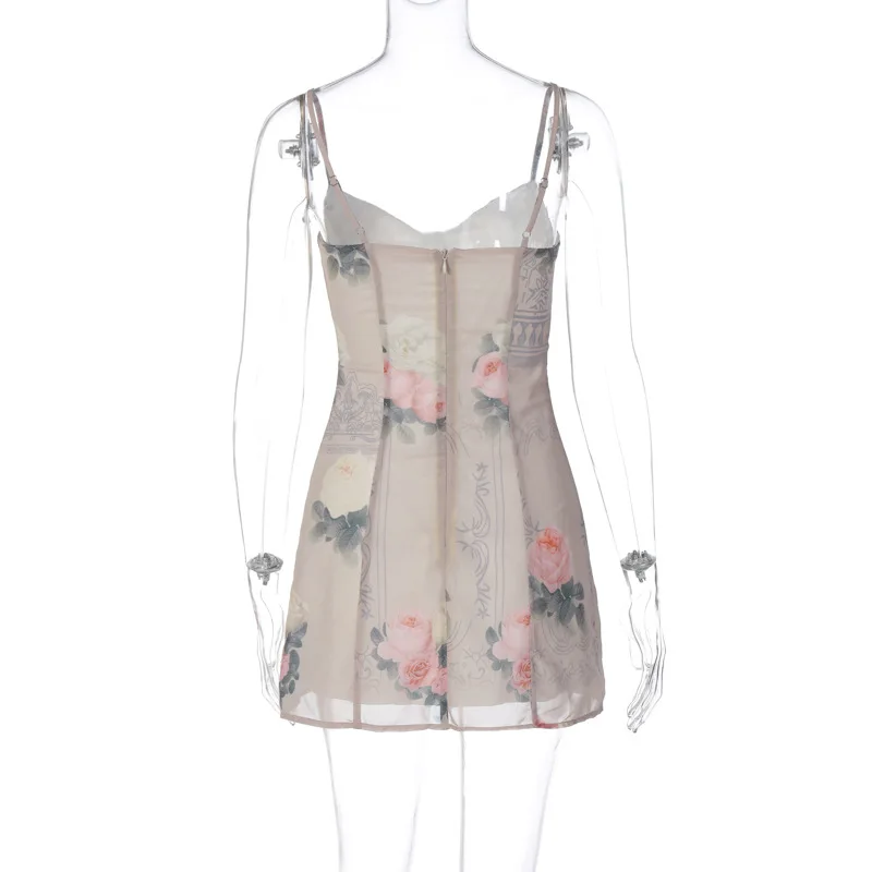 Fashionable Printed Strap Chiffon Summer Dress -Sc5fd57fca1b54e85a10c0787a7249051X