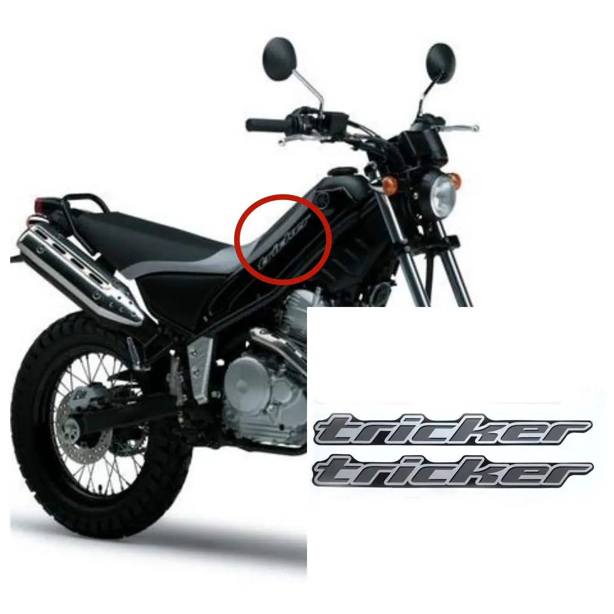 汎用 互換品 YAMAHA Tricker XG250 DG10J DG16J リア キャリア 銀 シルバー ★ ヤマハ トリッカー バイク 外装 カスタム パーツ 荷台 250cc Motorcycle parts YAMAHA XG250 \u2014 IMPEX JAPAN