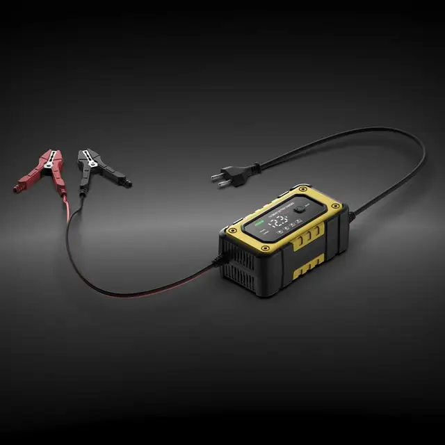 Battery Jumper Starter Portable Jump Starter Power Pack Powerful Device with LCD Screen 12V for Automobile Truck Motorcycle 5