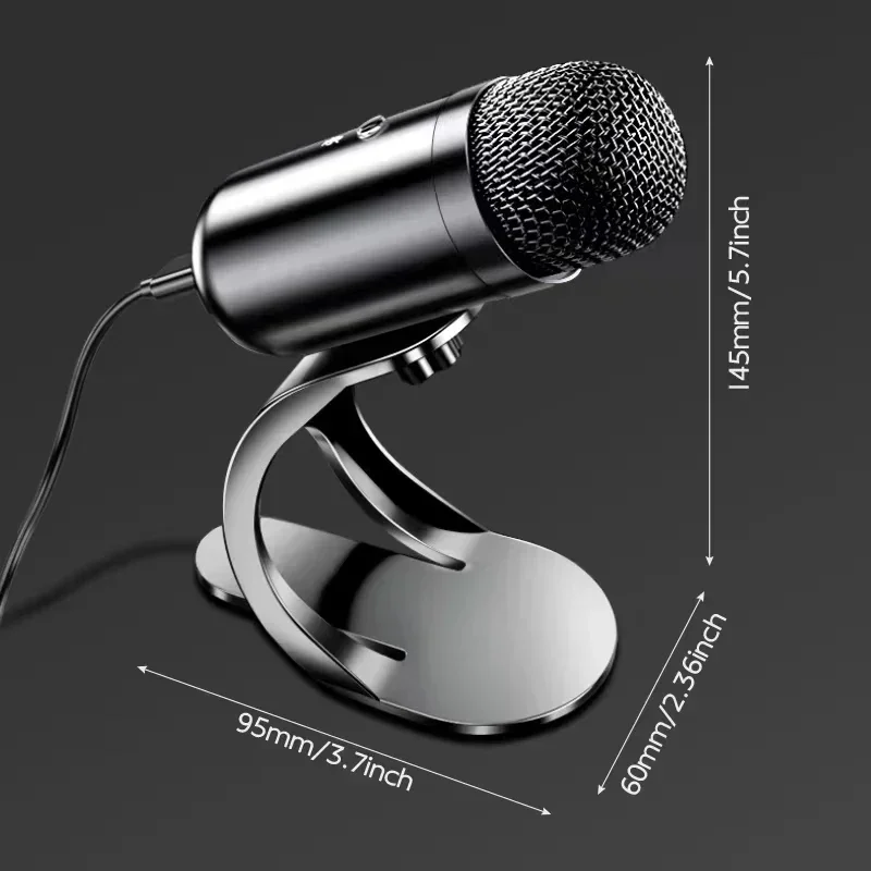 USB Microphone Professional Wired Condenser conference Microphone gooseneck desktop High voice quality Mic Computer Gaming