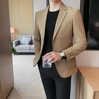 2024 Quality FGE Suit Jacket Autumn and Winter New Fashion Handsome 100 Single Row Two Button Suit Material: Polyester 100% 1