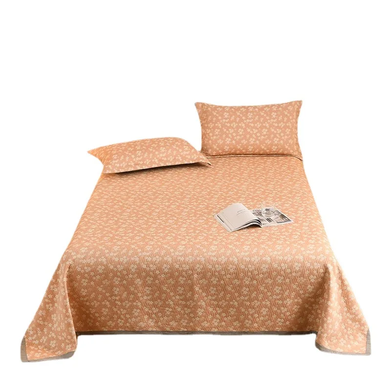 

Cotton double layer breathable bed cover for two people