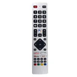 Universal Replacement Remote Control for Sharp TV - No Setup Required (WHITE)