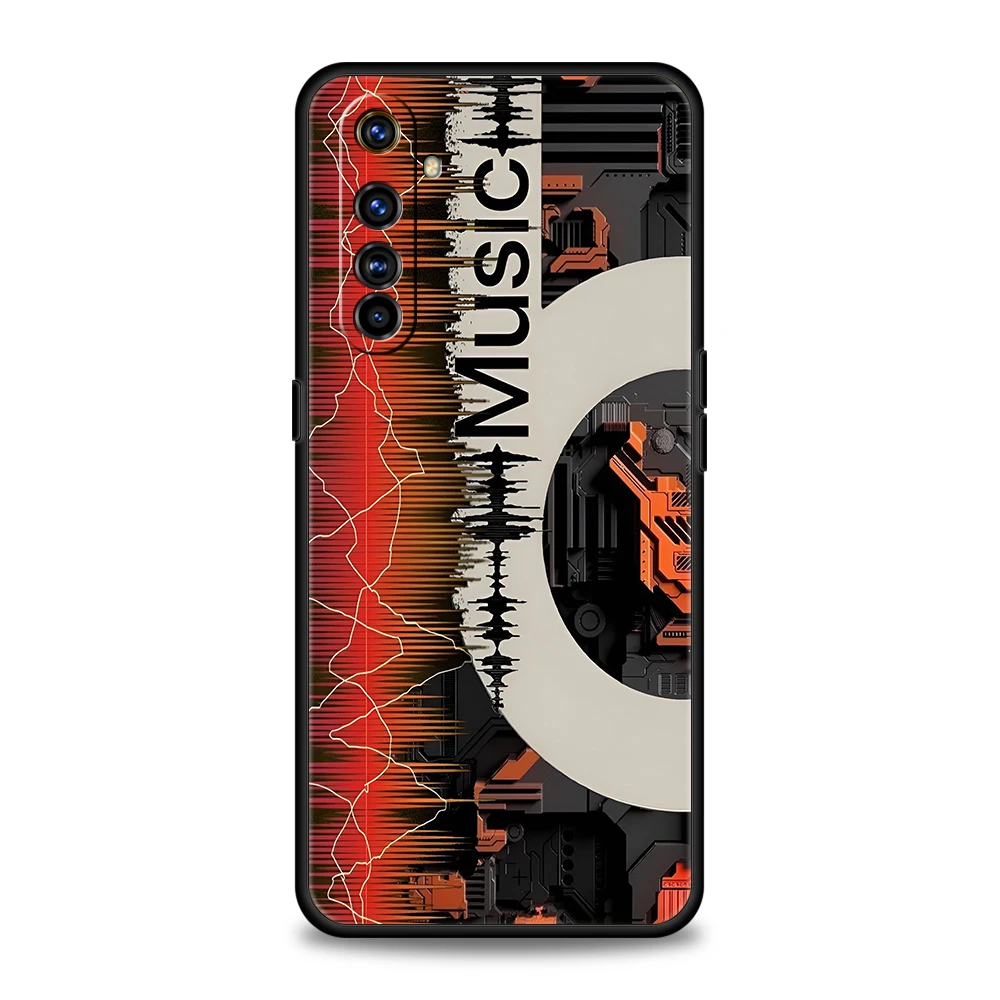 Stylish Music-Themed Soft TPU Phone Case Cover