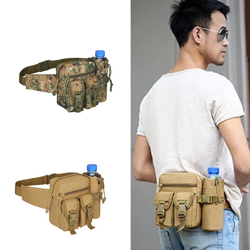 New Tactical Hiking Travel Large Mens Chest Waist Bag Running Bum Bag