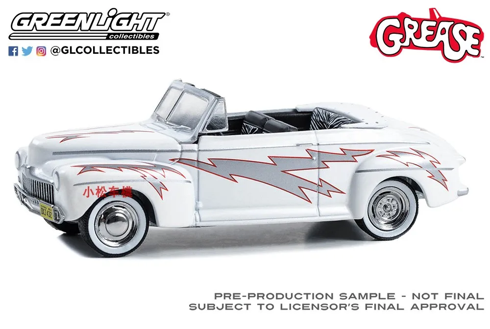 1: 64 Hollywood Series 40- Release (1978) -1948 Ford De Luxe Convertible Alloy car model collection gift ornaments