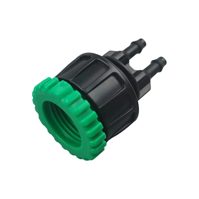 

Drip Irriation System Water Tap Connectors Two Way Splitter For Tubing 4/7 MM (1/4'') With Barb Connection