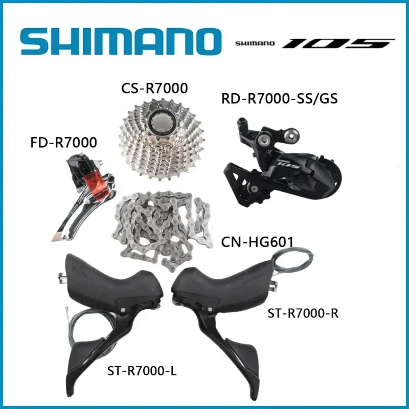 Shimano-105 r7000フロントディレイラー、2x11sシフター、ss、gs、リア