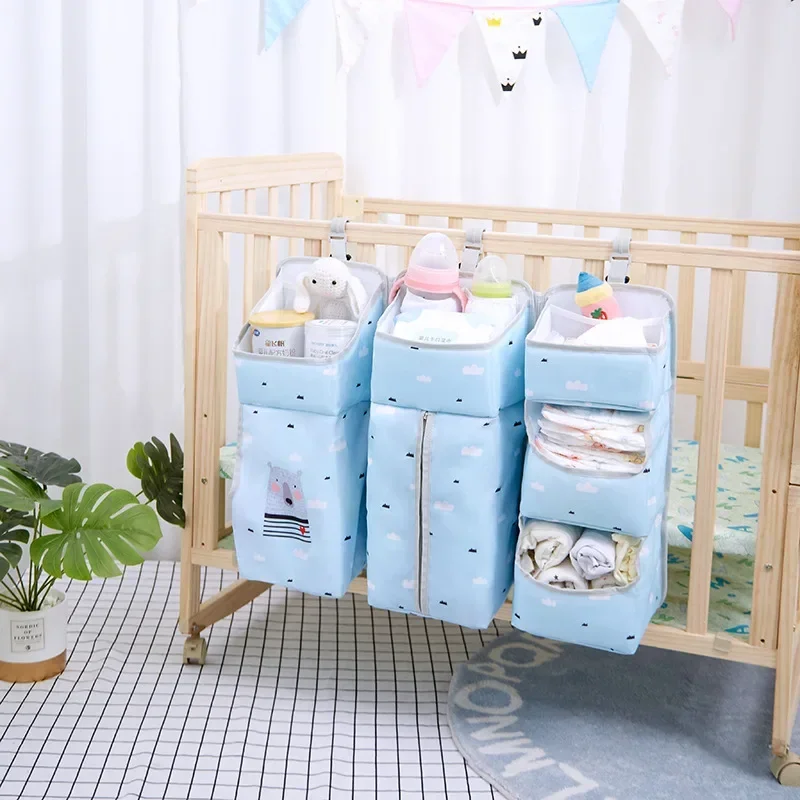 diaper-storage-diaper-organizer-hanging-bag-multifunctional-crib-hanging-storage-bag-removable-bedside-hanging-baby-clothing