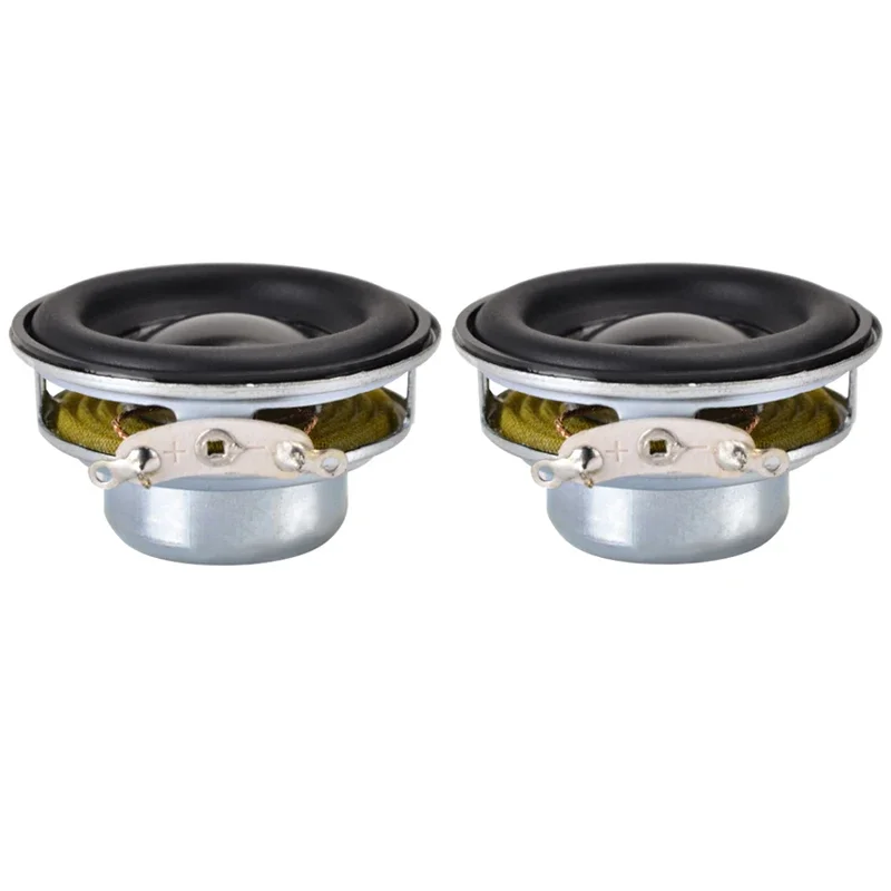 Audio Portable Speakers 40MM 4 Ohm 5W 2Pcs/lot 1.5 Inch 16 Core Small Full Range Rubber Side NdFeB Waterproof DIY