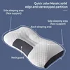 1pc Knitted Pillow Neck Protection, Sleep Massage Pillow Core, Home Pillow Moisture Absorption, Bedding Living Room Bedroom Deco 2