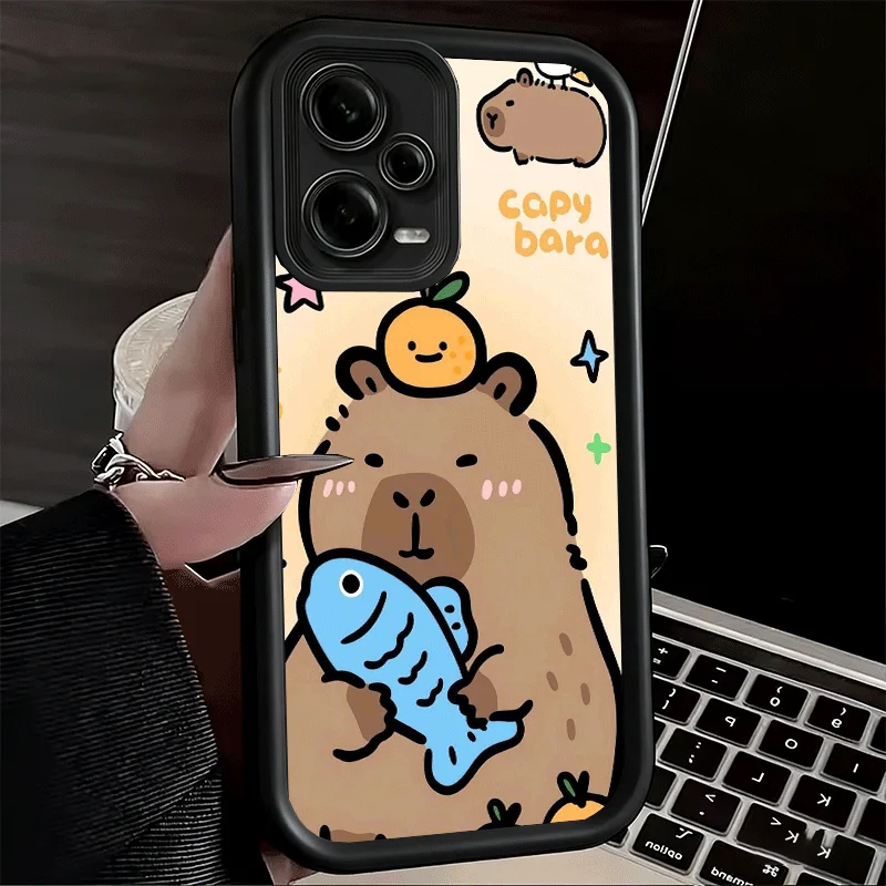 Capybara Cartoon Cute Soft Phone Case Shell
