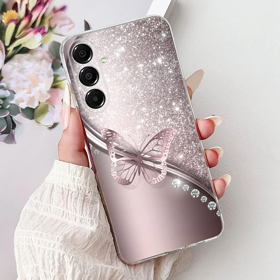 Cute Cat Painted Soft Silicone Phone Case Cover - 6.7