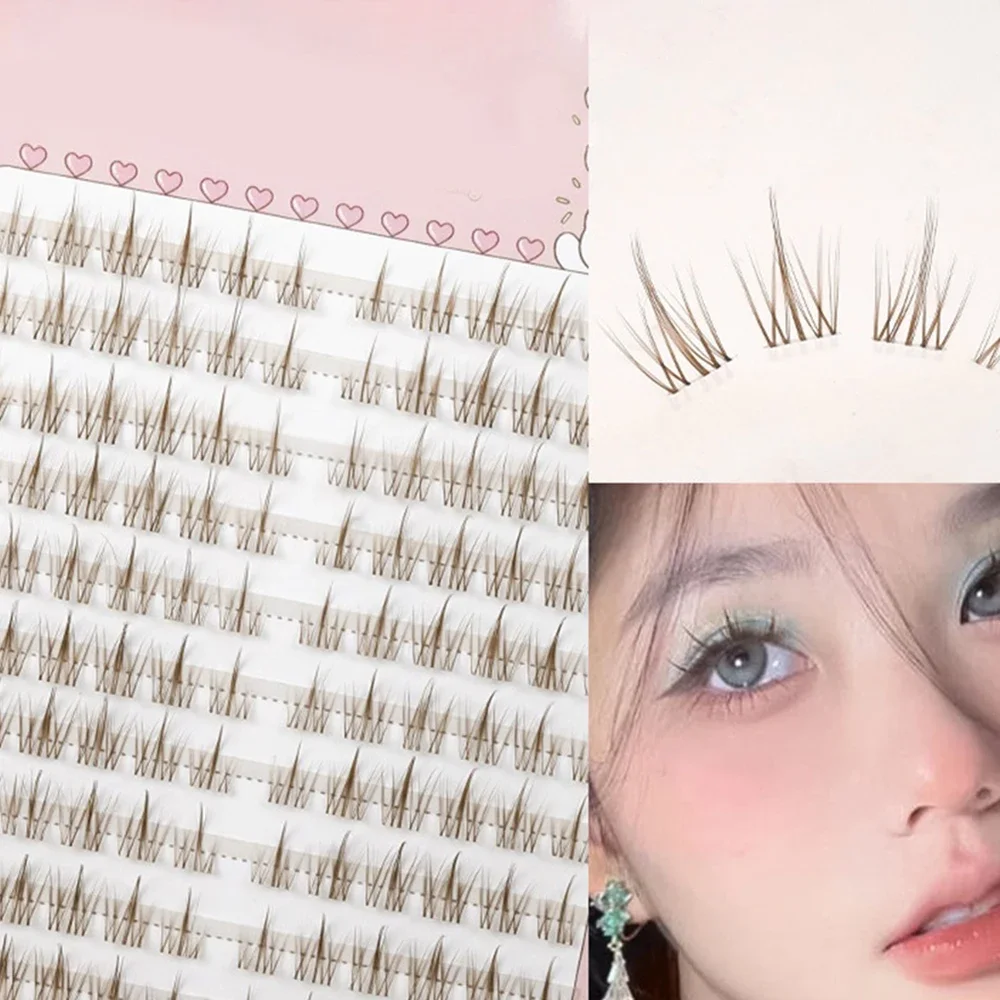 

Fashion Sunflower False Eyelashes Natural Simulation Fairy Cos Mink Eyelashes Extension Diy Makeup Individual Segmented Eye