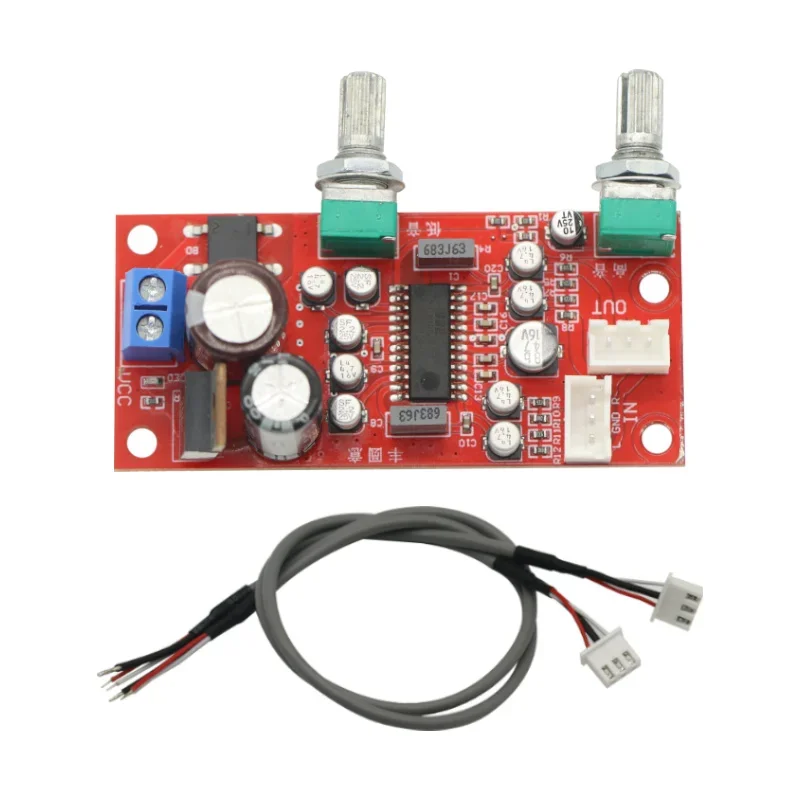 BA3884 Tone Amplifier Preamplifier Board BBE Sound Effect Exciter Treble Bass Volume Control Module