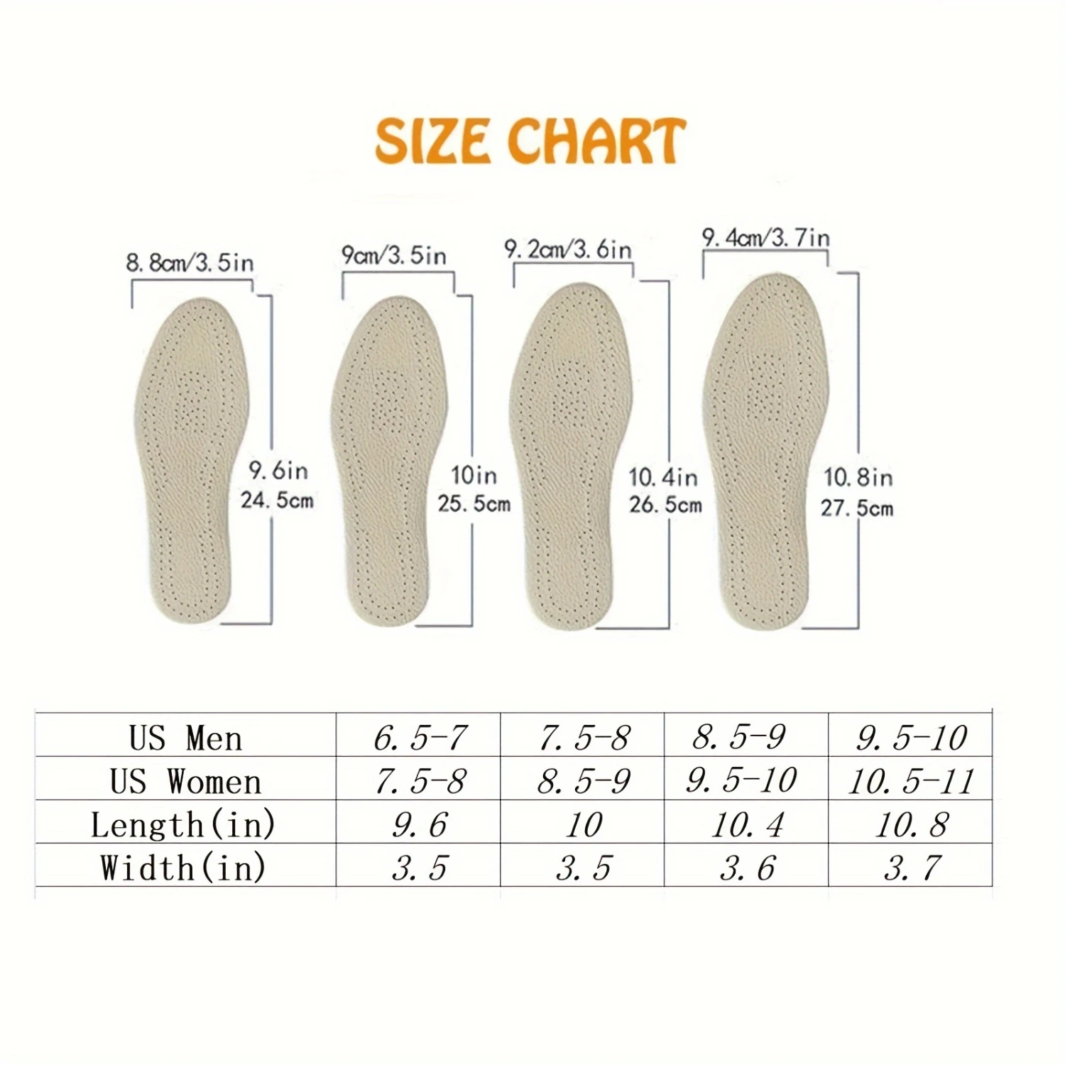 Unisex Insoles Foot Alignment Shoe Inserts Multiple Sizes Breathable Design Comfort Support System 1pair