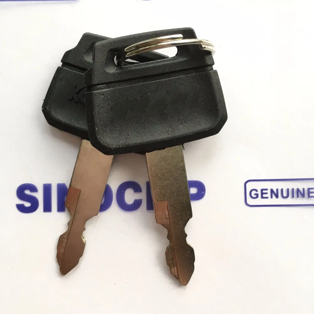 2 piece Ignition Switch Key for Kobelco Excavator Heavy Equipment Parts
