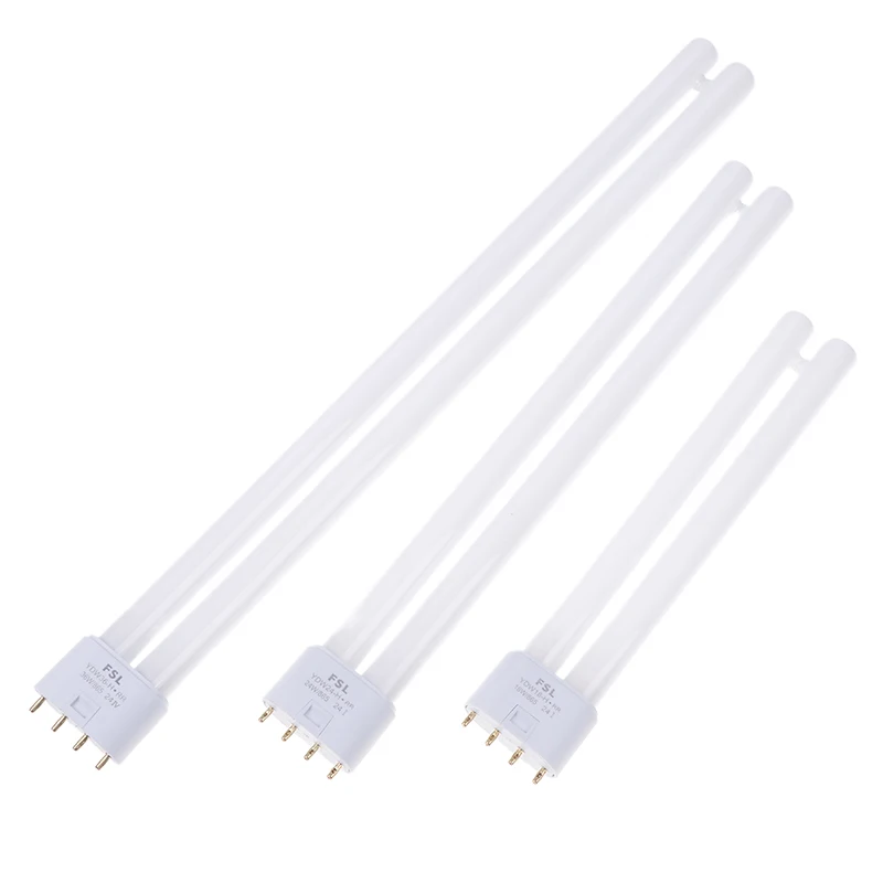 Fluorescent Tube 18W 24W 36W Energy Saving Lamp CFL 4 Pins Twin-Tube Energy-saving Light Bulb H Tubes White