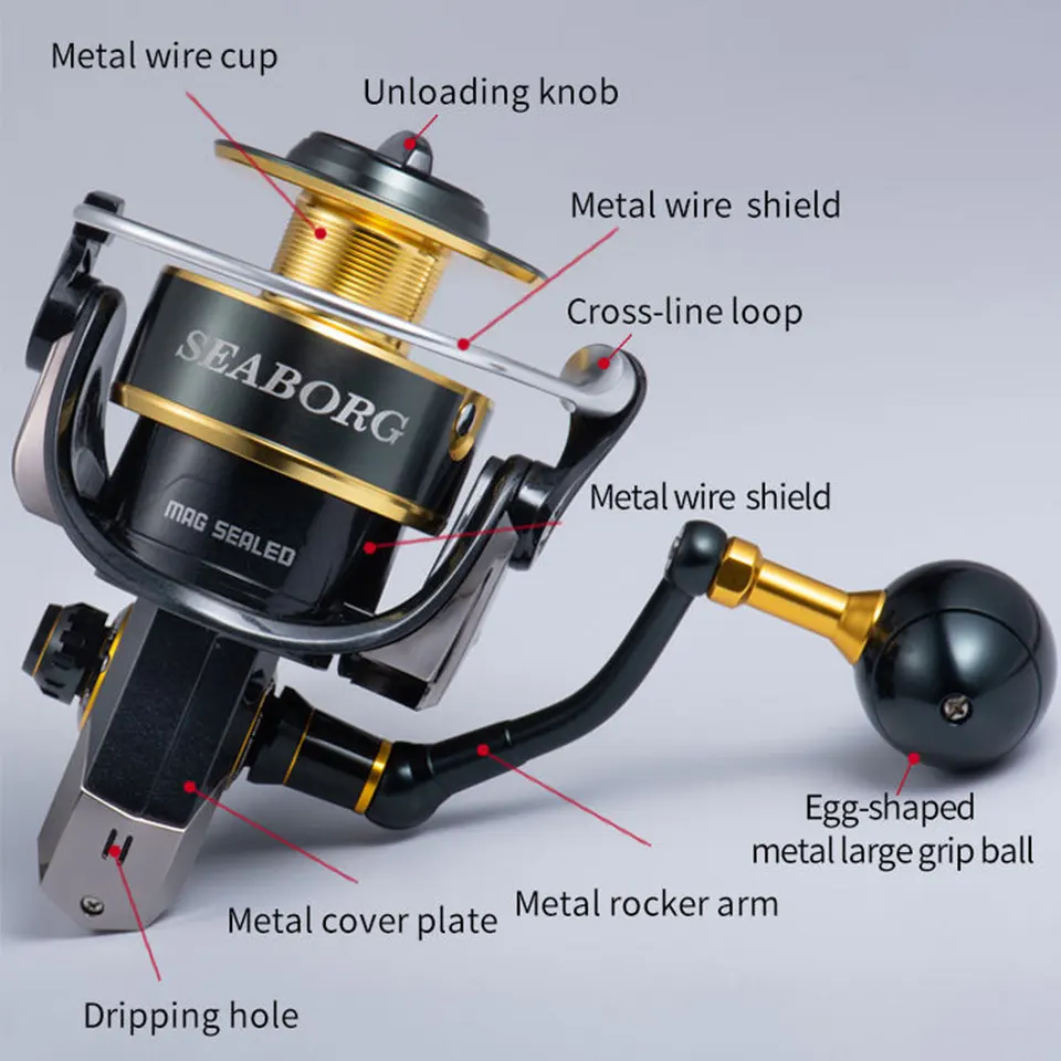 Lurekiller 3000-12000 Drag 25-35kg Full Metal Saltwater