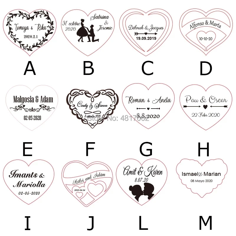 Personalized Wedding Guest Book Wooden Frame Transparent Acrylic