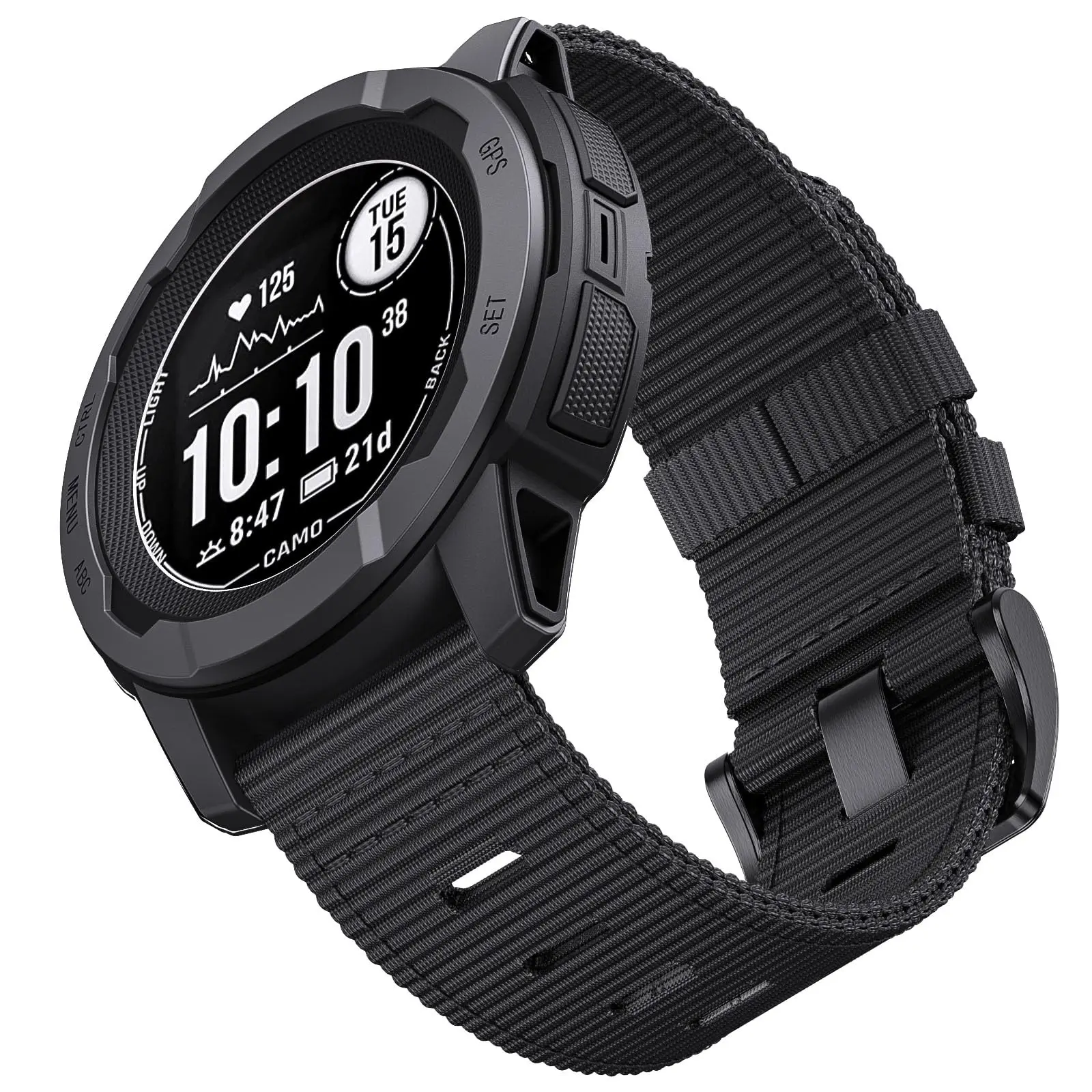 Nylon Outdoor Sports Band - 22mm Strap for Tactical and Esports Use