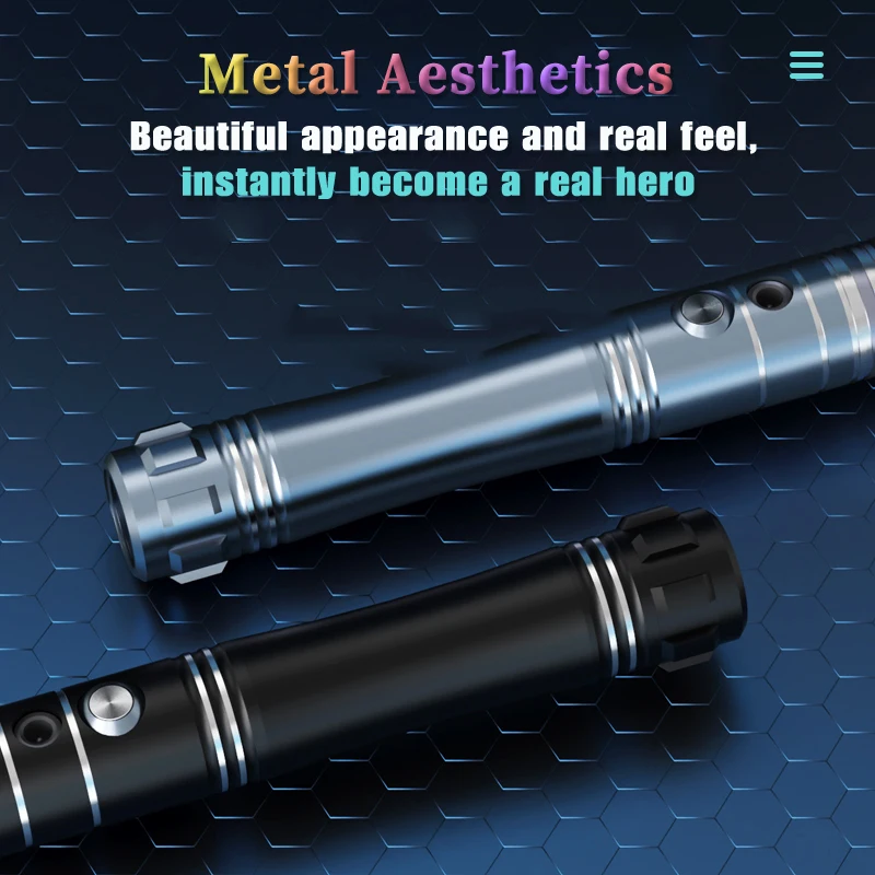 Sabre de luz xenopixel proffie metal cabo pesado duelagem sabre de luz 15 cores fontes sensível suave balanço laser espada brinquedos presentes