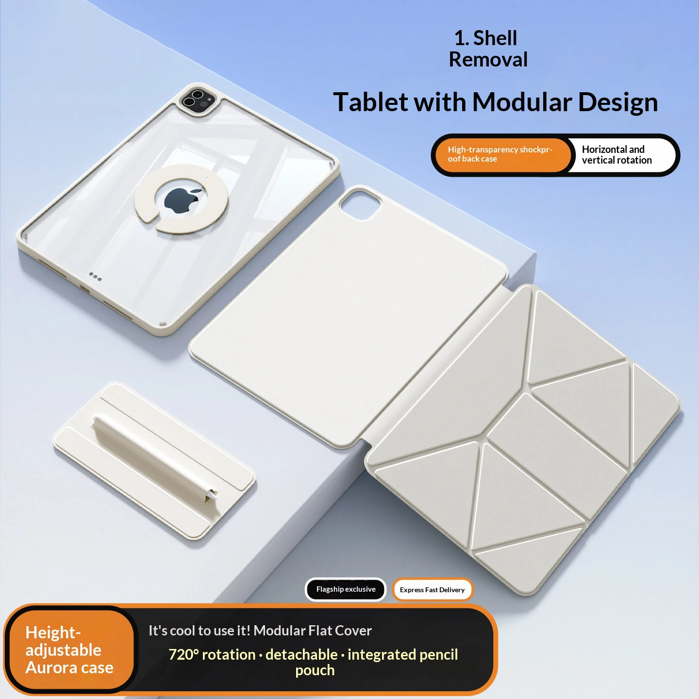 Premium Protective Tablet Case - Sleek and Durable Design, 11-Inch and 10.9-Inch Support