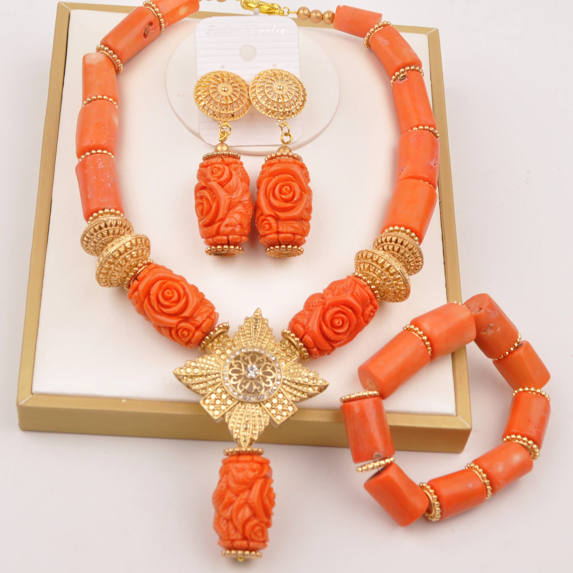 fashion-african-jewelry-set-orange-nigerian-wedding-coral-beads-bridal-jewelry-sets