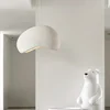 Wabi-Sabi Led Pendant Lights Japanese Bread Resin Hanging Lamp Dining Room Home Decor Coffee Loft Creative Luminaire Suspendu 5