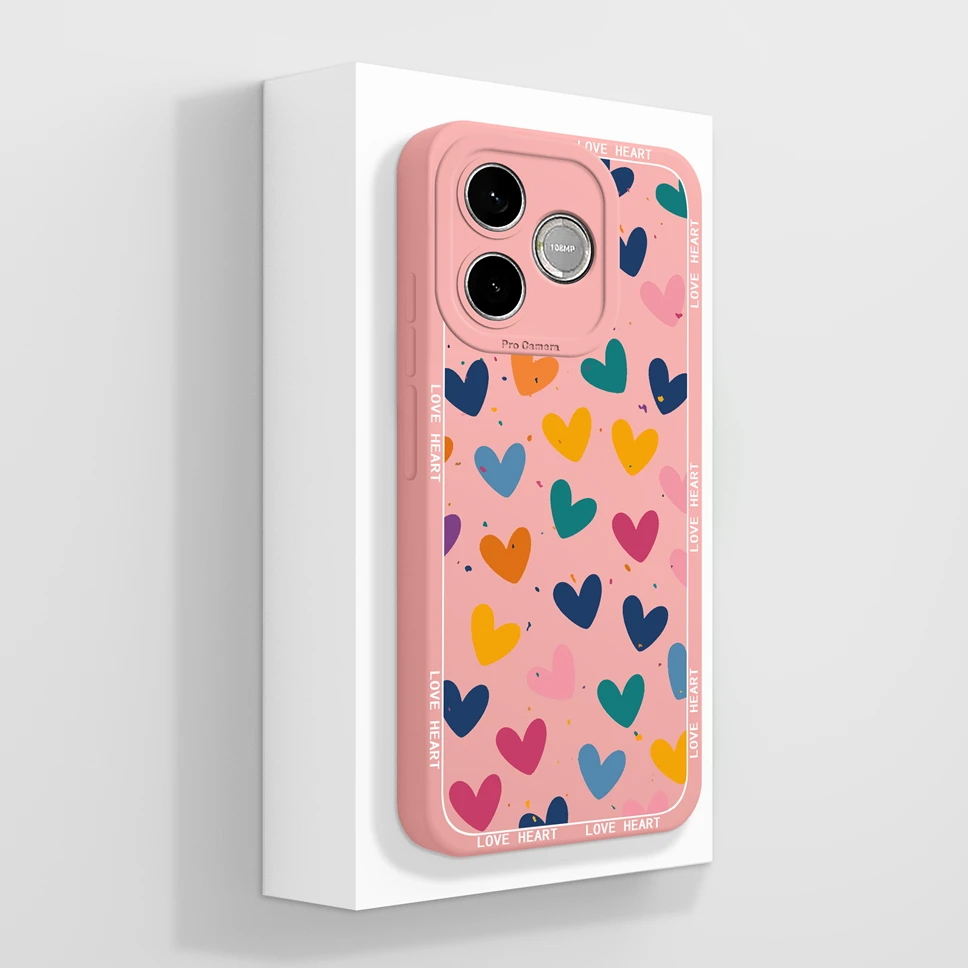 Pretty Flower Shockproof Silicone Phone Case with Camera Protection
