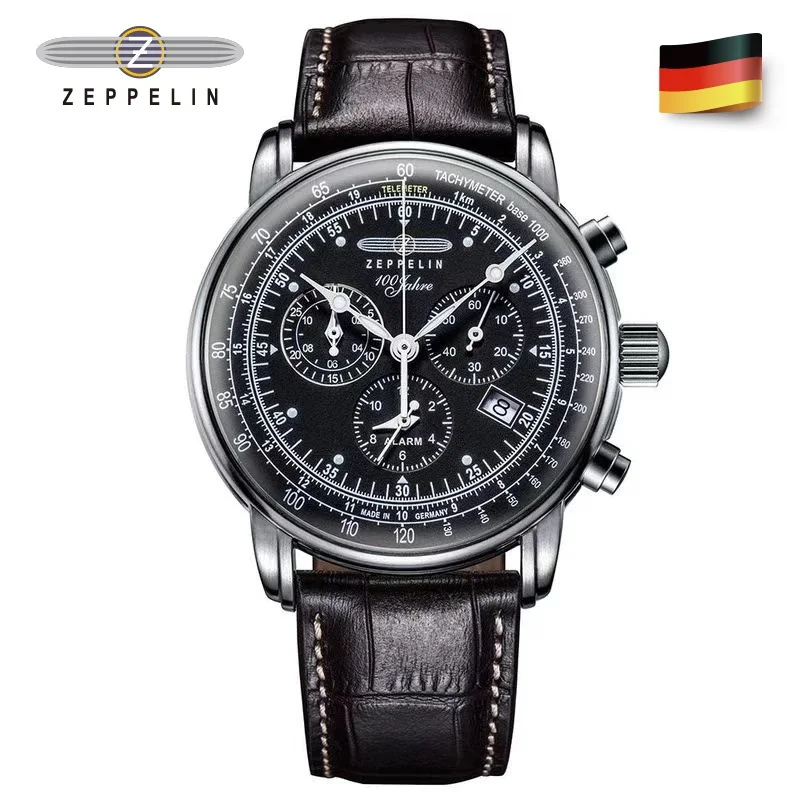 

Zeppelin Watch for Men Top Brand Luxury Casual Leather Quartz Mens Watches Business Clock Male Sport Waterproof Date Watch Men