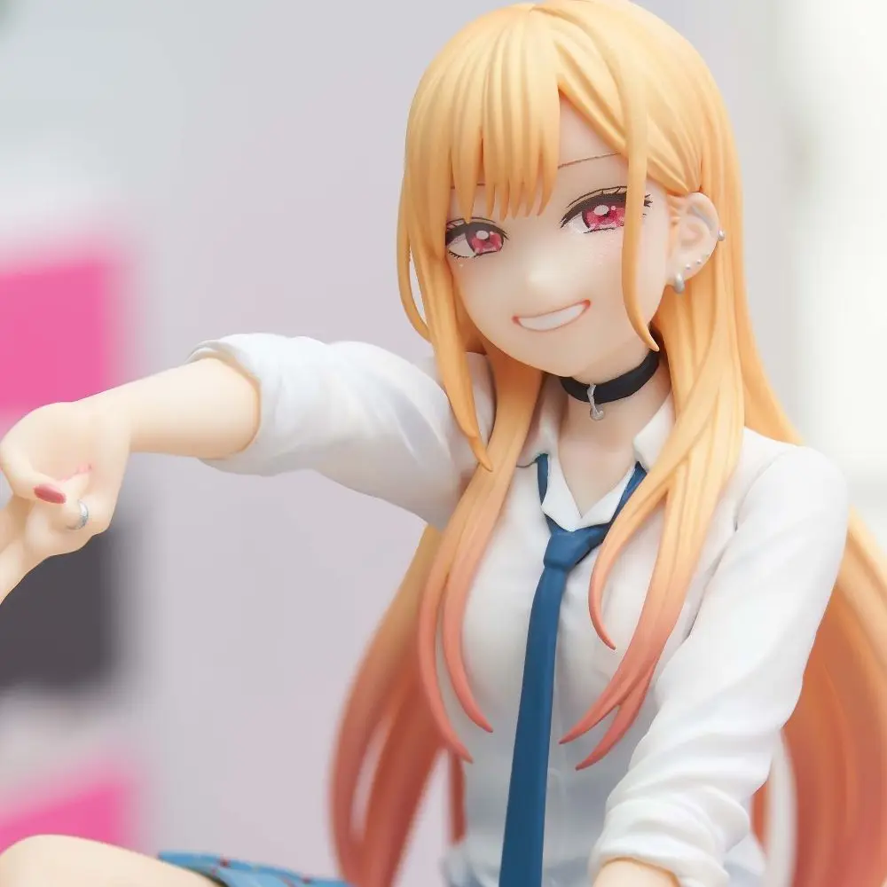 Neu auf Lager: Anime-Figur Kitagawa Marin aus My Dress-Up Darling, sitzende Statue, Sammlerstück, Schreibtischdekoration, Geschenk – Detail 4
