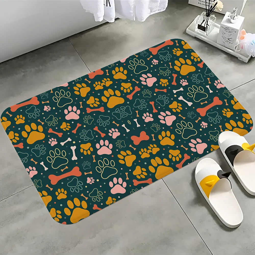 Dog Tracks Print Self-adhesive Art Poster Whitepaper Prints Posters Artwork Aesthetic Art Wall Painting 2