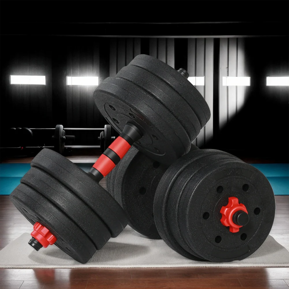 2PCS 35/40cm Dumbbell Bar Dumbbell Handle With Non-Slip Grip Universal Barbell Bar For Strength Training Large Fitness Equipment