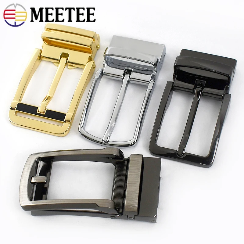 메탈 남성 벨트 버클 싱글 핀 버클 (33-34mm 벨트용) 헤드 DIY 캐주얼 청바지 가죽 공예 액세서리