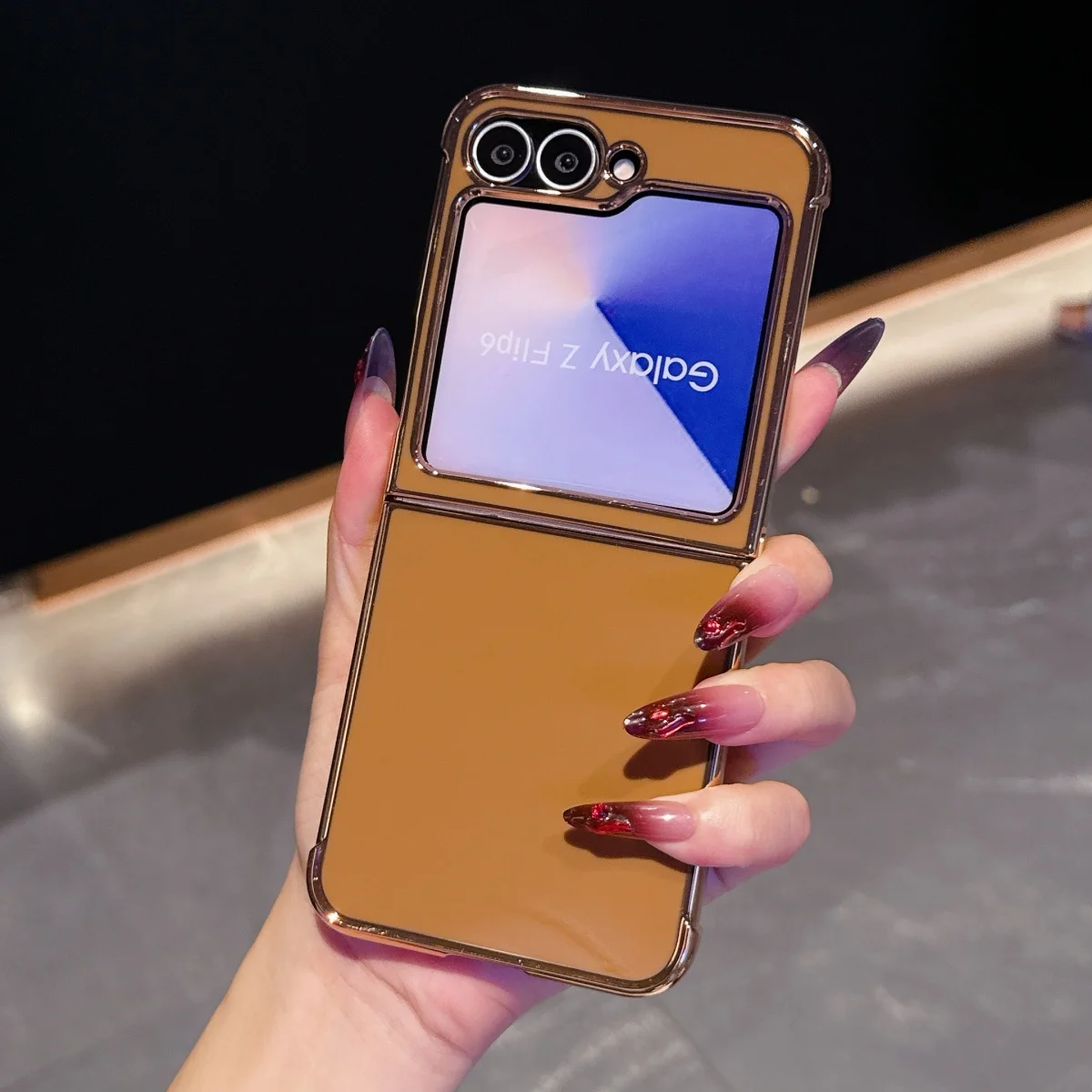 Glossy Silicone Electroplated Shockproof Phone Case