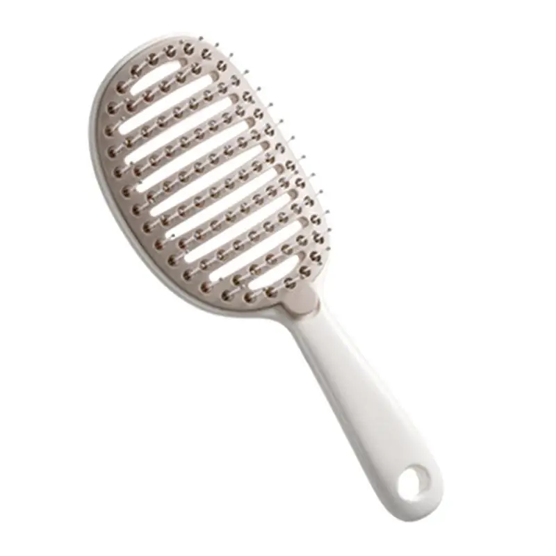Vented Hairbrush Paddle Detangling Brush Paddle Brush For Blow Drying Vented Curved Hair For Wet Short Curly