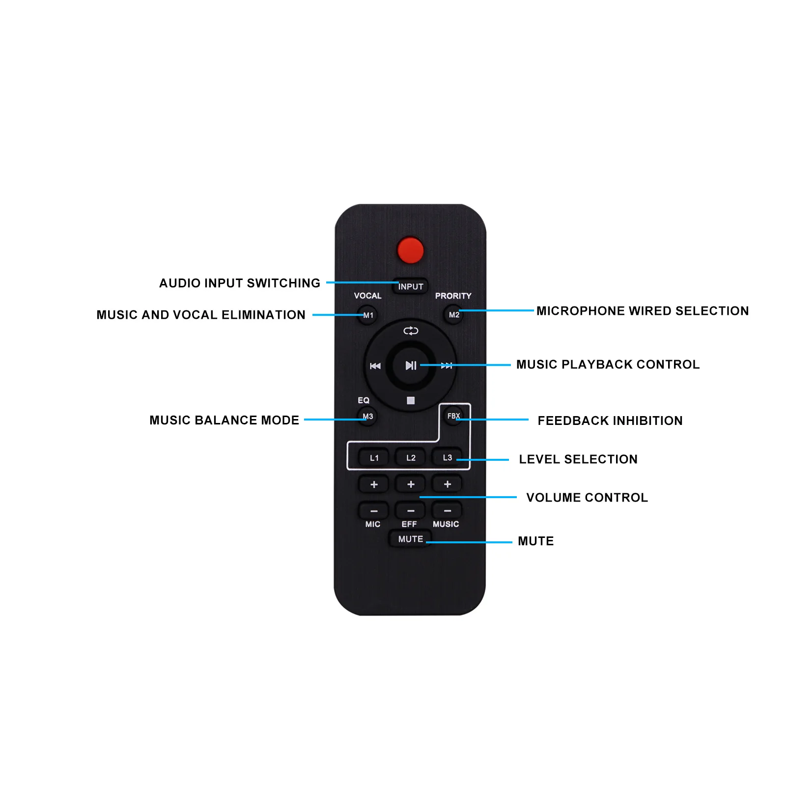Audio Processor Professional Home Pre-stage Effector Microphone KTV Digital Reverb USB Bluetooth Kara