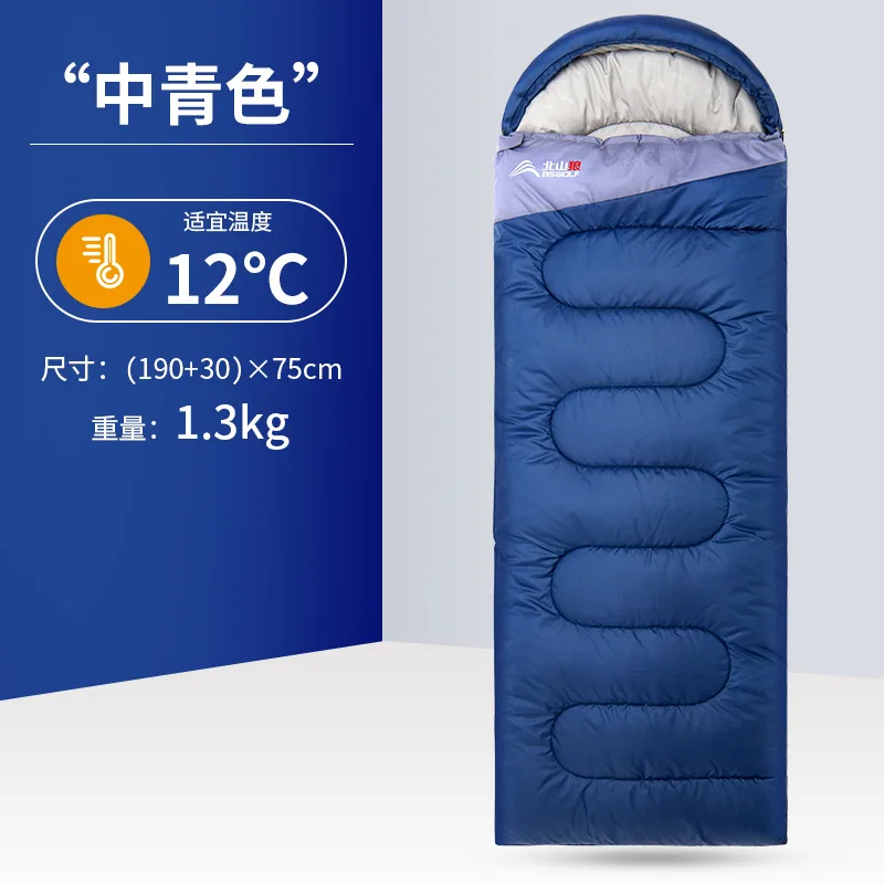 Saco De Dormir Doble Para Adultos De Primavera, Otoño E Invierno Engrosado  Para Acampar, Dormir La Siesta, Viajar. Anti-incrustantes, Desmontable En  Un Saco De Dormir Individual, Mode de Mujer