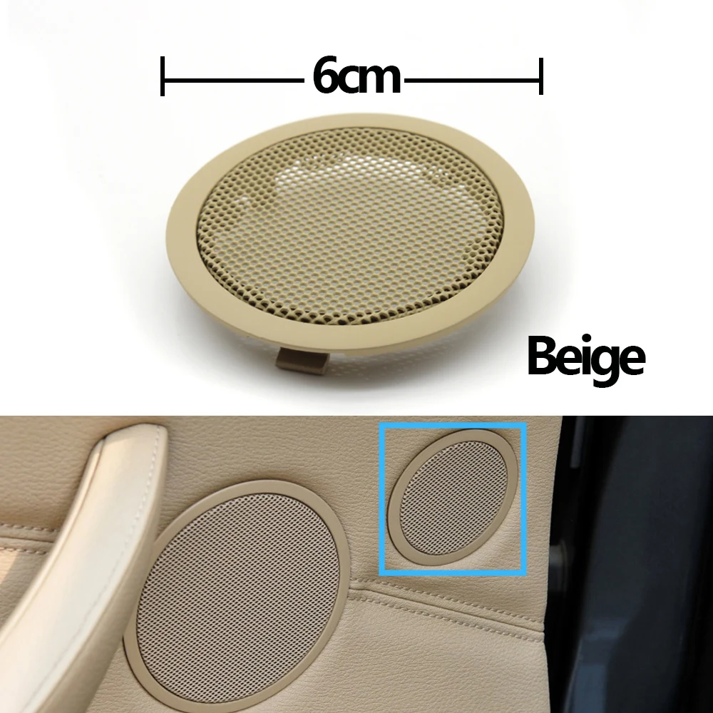 Interior Rear Door Audio Sound Cover For BMW X5 X6 E70 E71 E72 2007-2013 - Multiple Colors Available