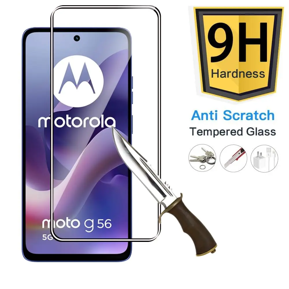 Ultra Clear 9H Tempered Glass Screen Protector - 6.72 Anti-Scratch, Case-Friendly