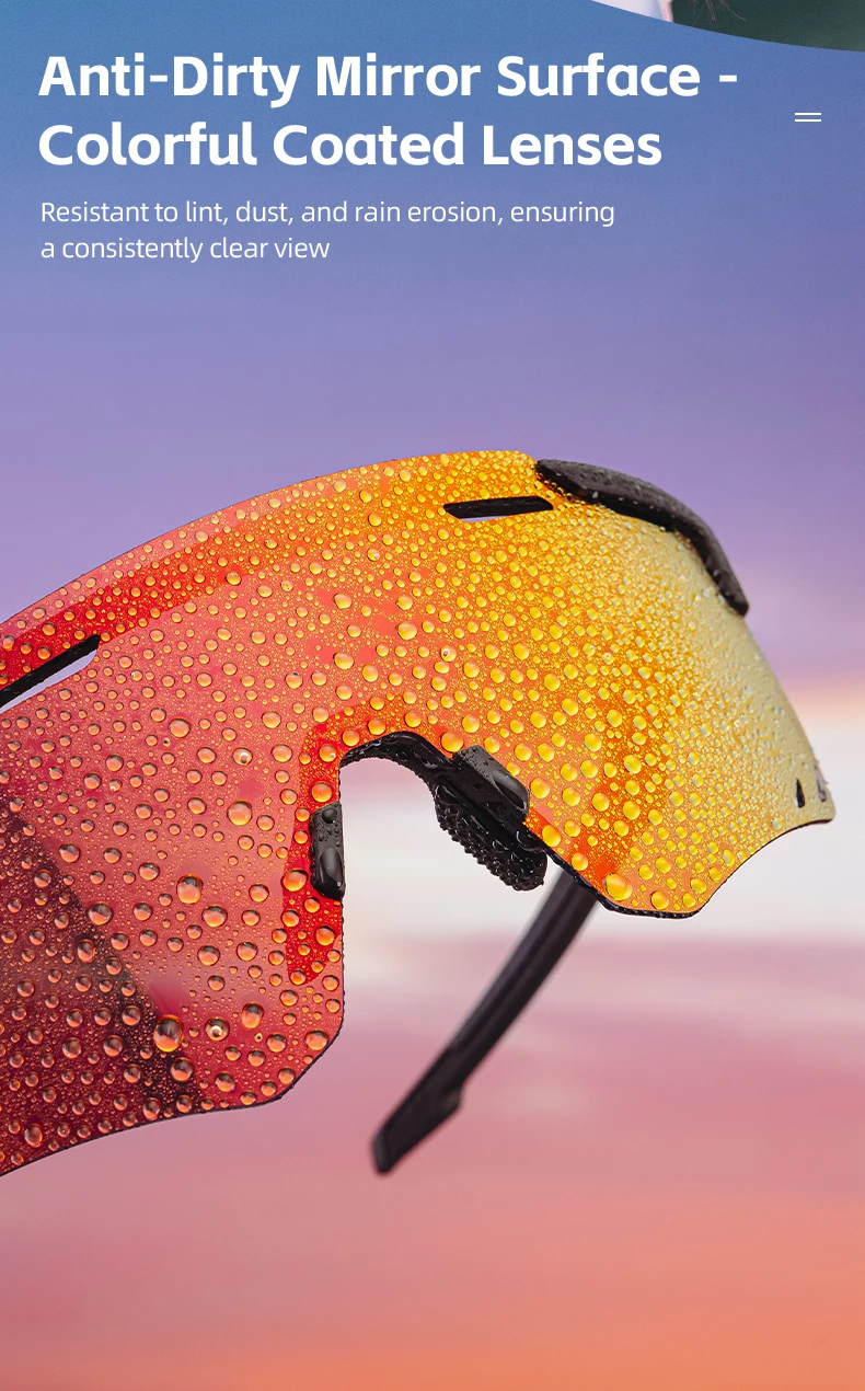 ROCKBROS Fahrradbrille Rennrad MTB Fahrradbrille Fahren Golfbrille Schutz Sport UV400 Sonnenbrille Polarisiert/Photochrom – Detail 15