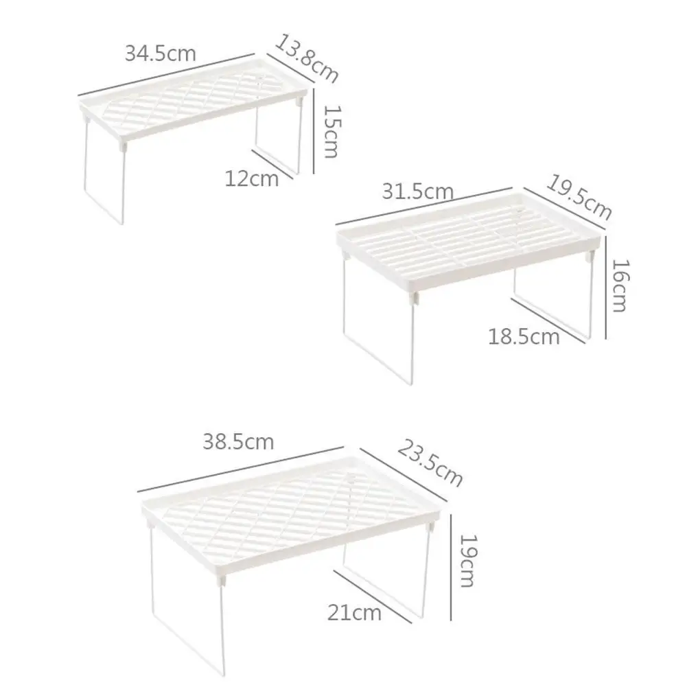 Home Closet Organizer Storage Shelf for Kitchen Rack Space Saving Makeup Organizer Wardrobe Decorative Shelves Cabinet Holders 6
