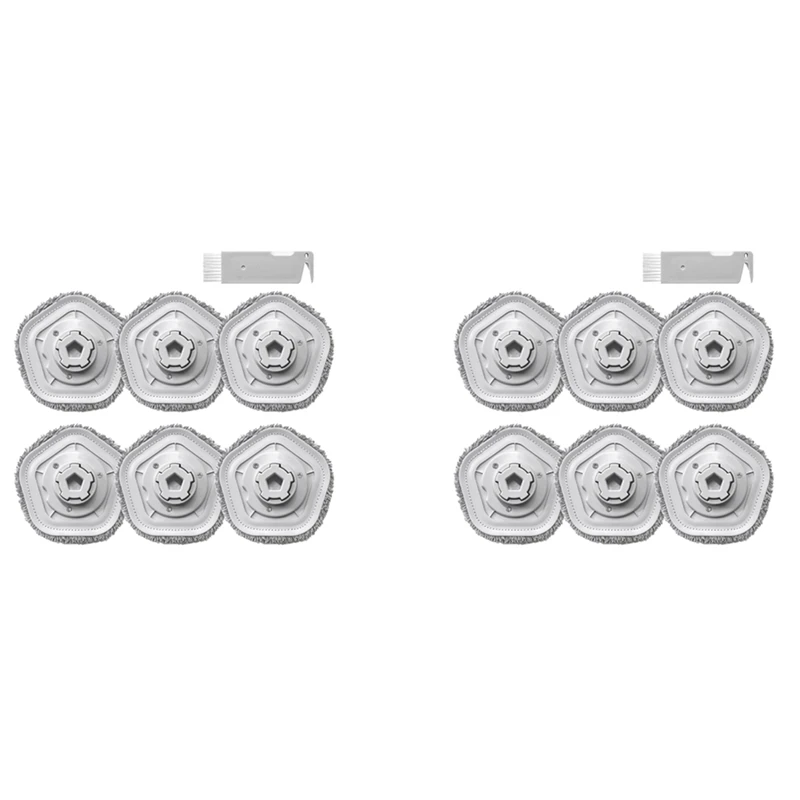 

2X Mop Pad Spare Parts For Xiaomi Dreame Bot W10 & W10 Pro Self-Cleaning Robot Vacuum Cleaner Replacement Parts