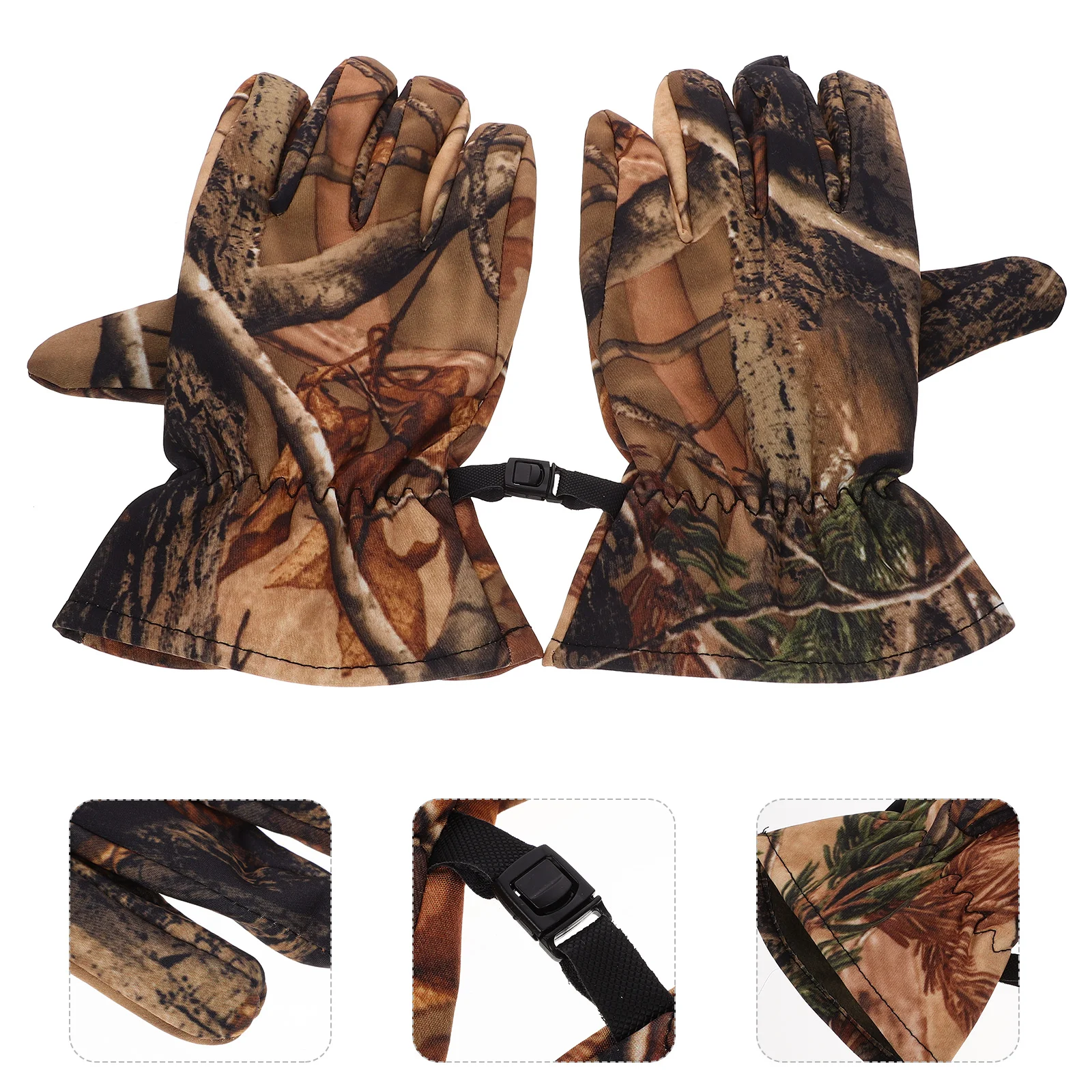 

Gloves Hunting Camo Men Youth Camouflage For Wool Lightweight Shooting Boys Archery Outdoor Gear Full Finger