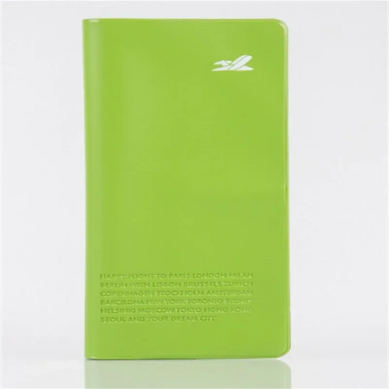 Passport Cover Simple Plane Women Men Travel Passport Case Holder Fashion Wedding Gift